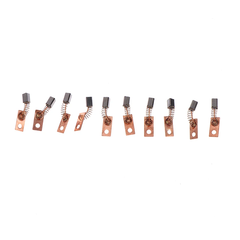 10pcs Electric Motor Carbon Brushes Replace Dental Grinding Machine Micromotor Handpiece 3X3X4.5MM 6