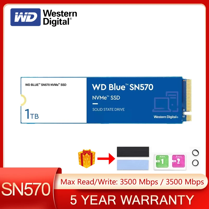 SSD - Western Digital Blue SN570 500Go NVMe