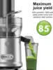 SiFENE Centrifugal Juicer Machine, Rapid 1000W Juice Extractor, Large 3.2'' Feed Chute for Whole Fruit & Veg Juicing, Gray 4