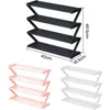 4-Tier Shoe Rack, Small Shoe Rack Organizer, Modern Hallway Shoe Storage, Free Standing Space Saving Shoe Shelf for Apartment 4