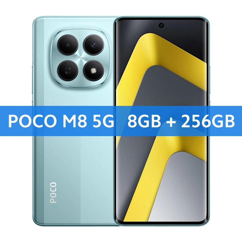 POCO M8 5G グローバル版スマートフォン 256GB 512GB Snapdragon ® 第6