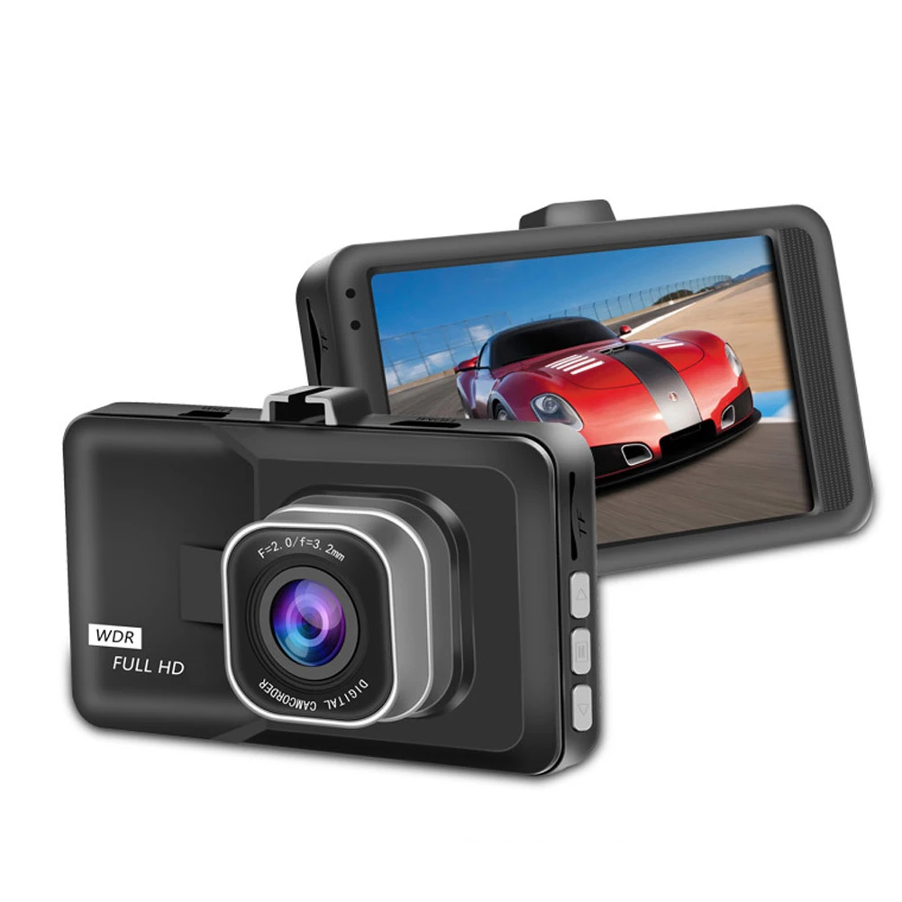 3.0" LCD 720P Car DVR Dash Camera Video Recorder G-sensor 170 Degree Night Vision Auto Dashcam Cameras Recorder Cyclic Recording