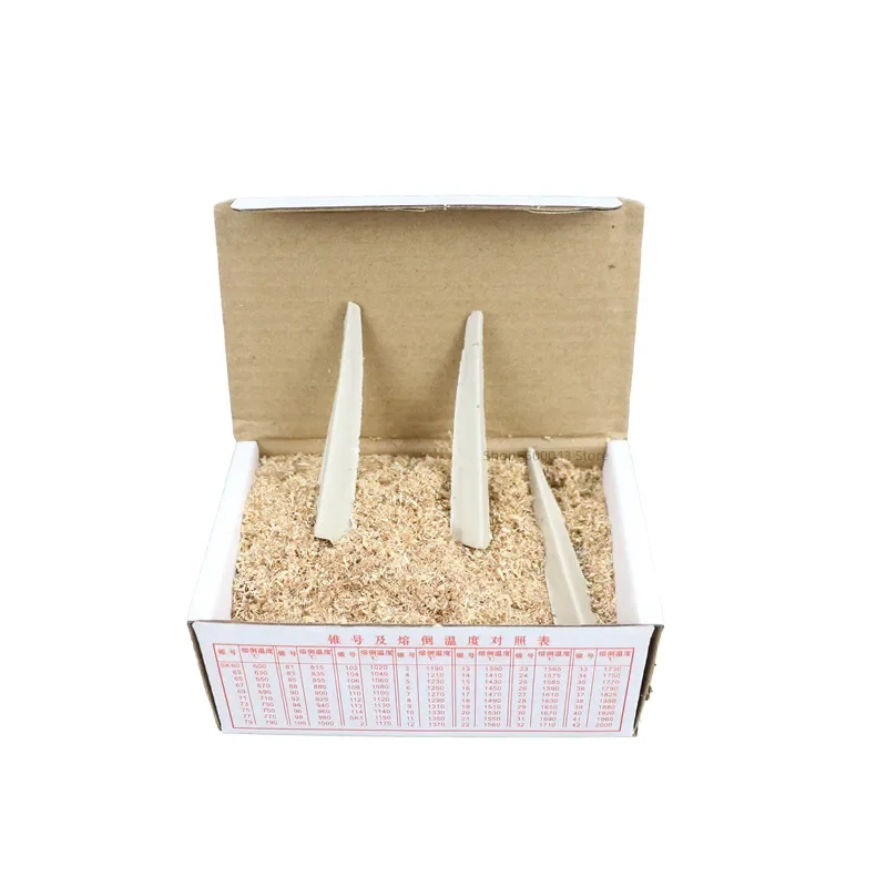 Pottery Kiln Temperature Measurement Triangular Cone Accurate Formula Temperature Measurement Accurate Refractory Cone