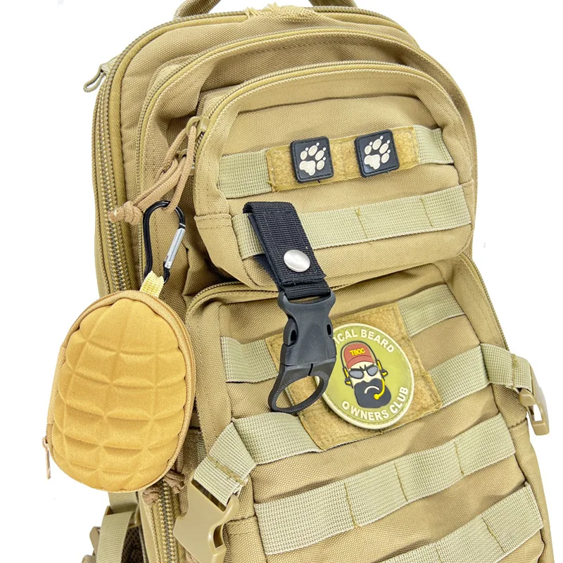 Sports Mini Key Bag with Small Change, Hanging on Waist, Mini Storage Bag,MOLLE Accessory, Car Key Protection Bag