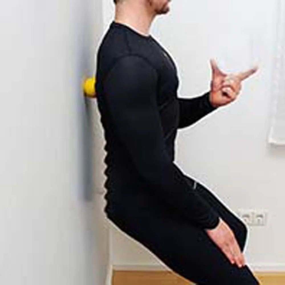 Silicone Fascia Massage Ball Portable Release Tool Plantar Exerciser Sphere Solid Color 6.35CM Muscle Relaxation Ball Cervical