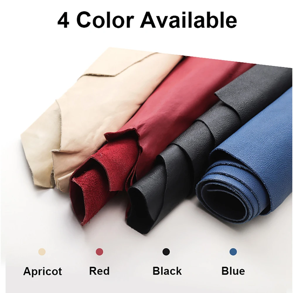 WUTA 1층 소가죽 클래식 블루 캐비어 패턴 부드러운 DIY 공예 가방 지갑 소파 소재 프랑스산 가죽 원단