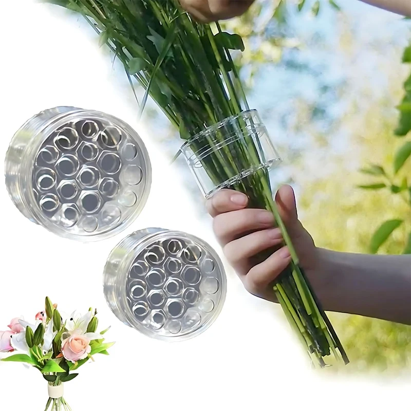 Flower Stem Holder Spiral Flower Stand DIY Arrangement Art Accessoriesm12k