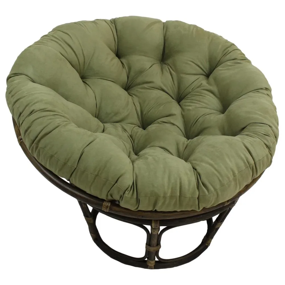 

Blazing Needles Microsuede Papasan Cushion, Green