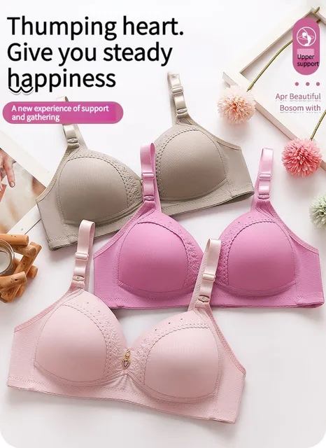 New Adjustable Middle-aged And Elderly Underwear Push Up Beauty Back No  Steel Ring Bras Large Size Full Cup Women Sexy Fit Tops - Bras - AliExpress