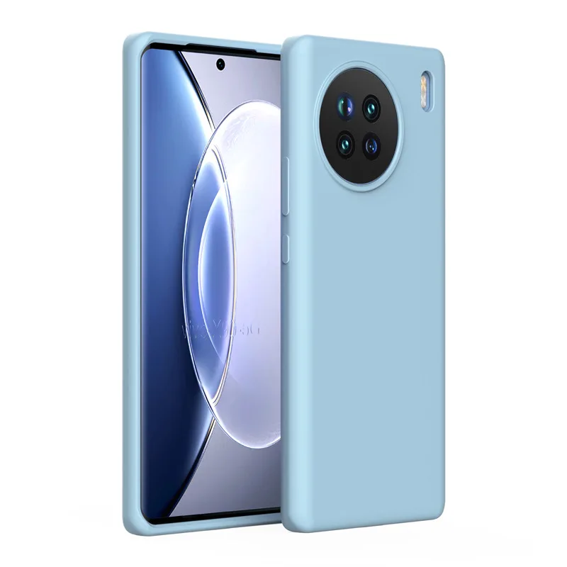 

for Vivo X90 Pro Case, Silicone Material Case for Vivo X90 Pro Plus, Vivo X90 Solid Color Cover
