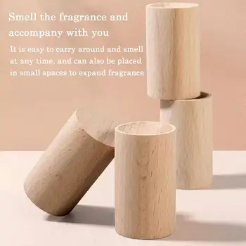 Wooden essential oil diffuser, aromatherapy diffuser, long-lasting fragrance diffuser, car gym home aromatherapy ornaments 4