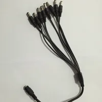 Адаптер питания Escam DC 12 в, 5 а + 8 раздельных кабелей питания для камер видеонаблюдения, аналоговые AHD TVI CVI камеры, DVR системы — изображение 5