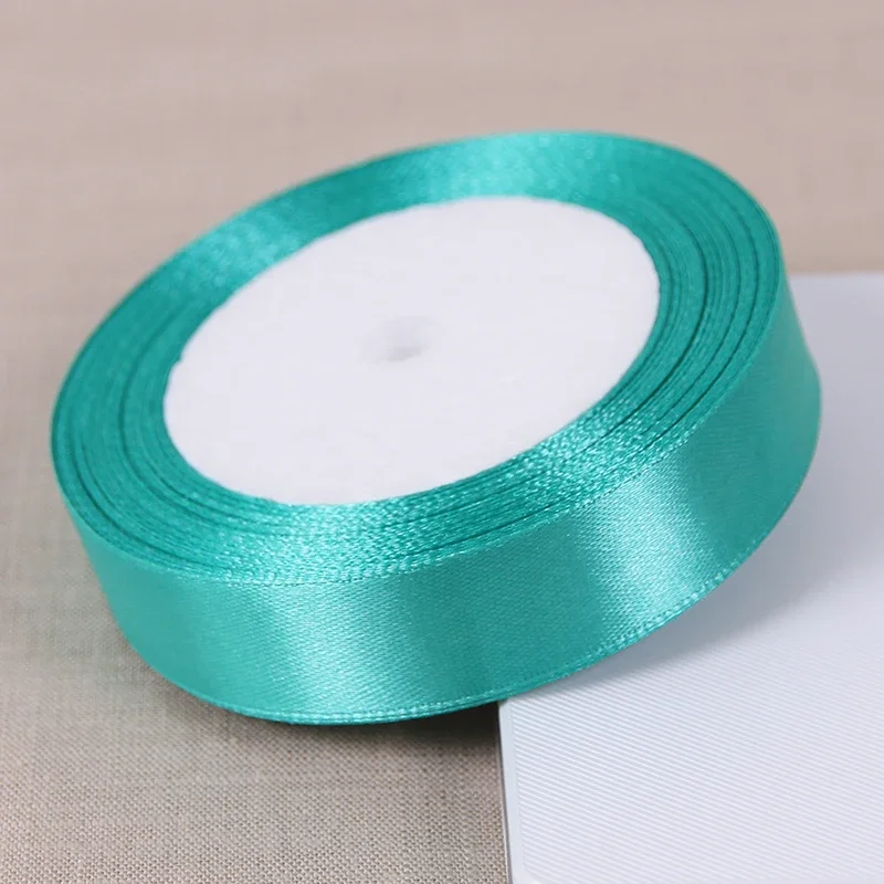 25Yards Satin Ribbon 20mm Single Face Wedding Silk Ribbon Party Decoration Satin Tapes Crafts Invitation Card Gift Wrapping DIY