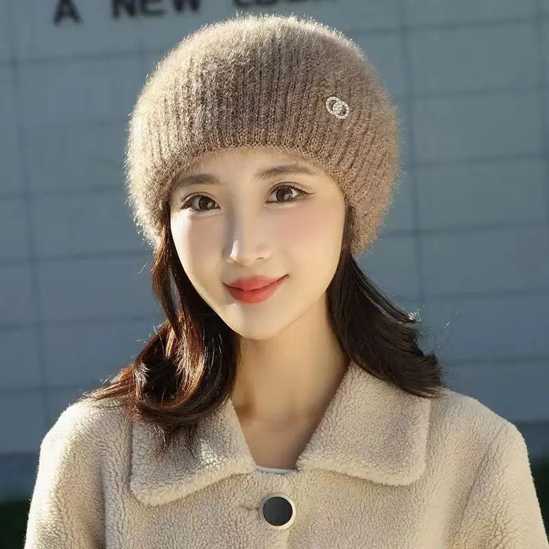 Winter Hat Dui Autumn/Winter Korean Edition Women's Knitted Outdoor Woolen Hat