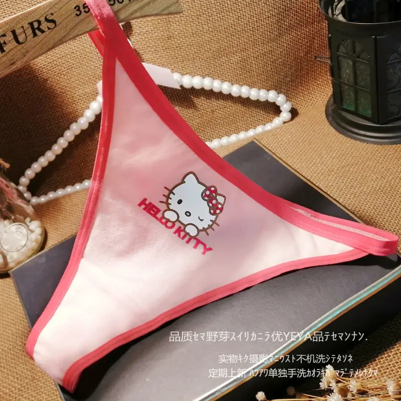 Женское хлопковое нижнее белье Hello Kitty Симпатичные хлопковые невидимые леггинсы