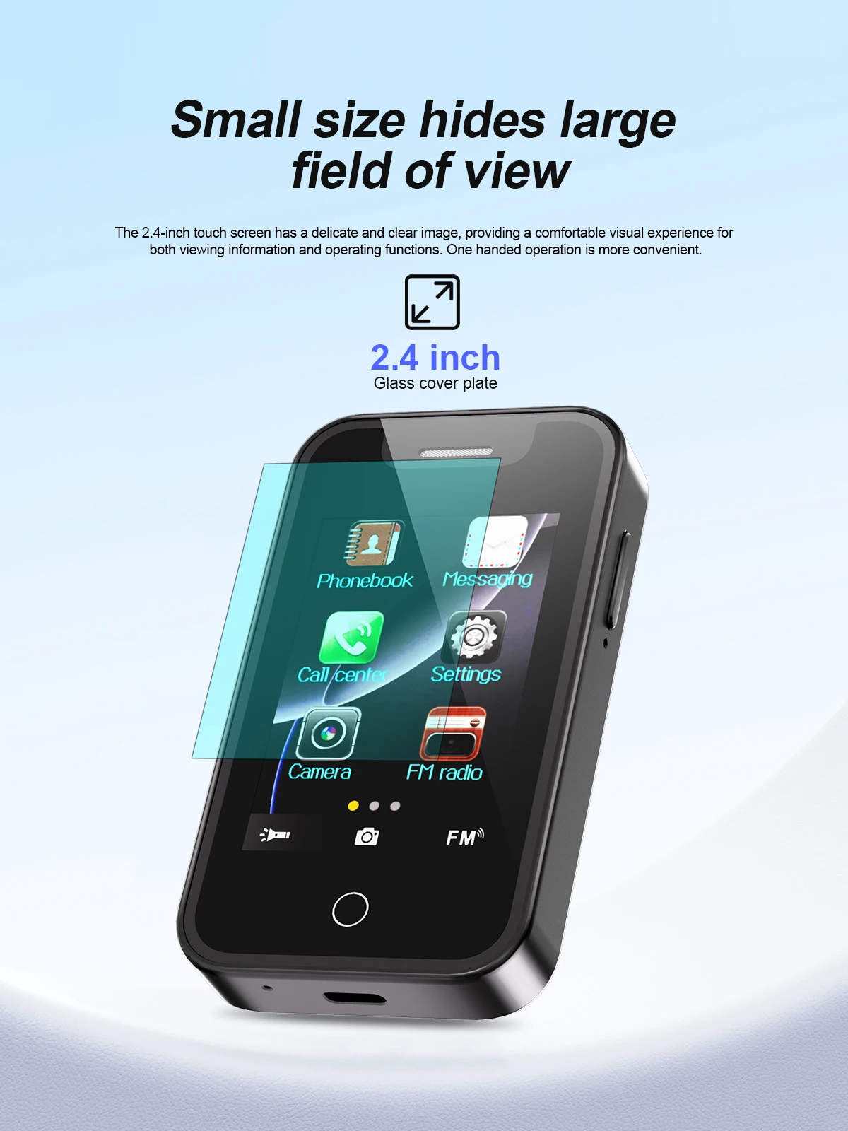 SERVO BM16 PRO Mini Touch Screen Mobile Phone 2G GSM Magic Voice Bluetooth Dial MP4 player FM Radio 2.4" Small Feature Cellphone
