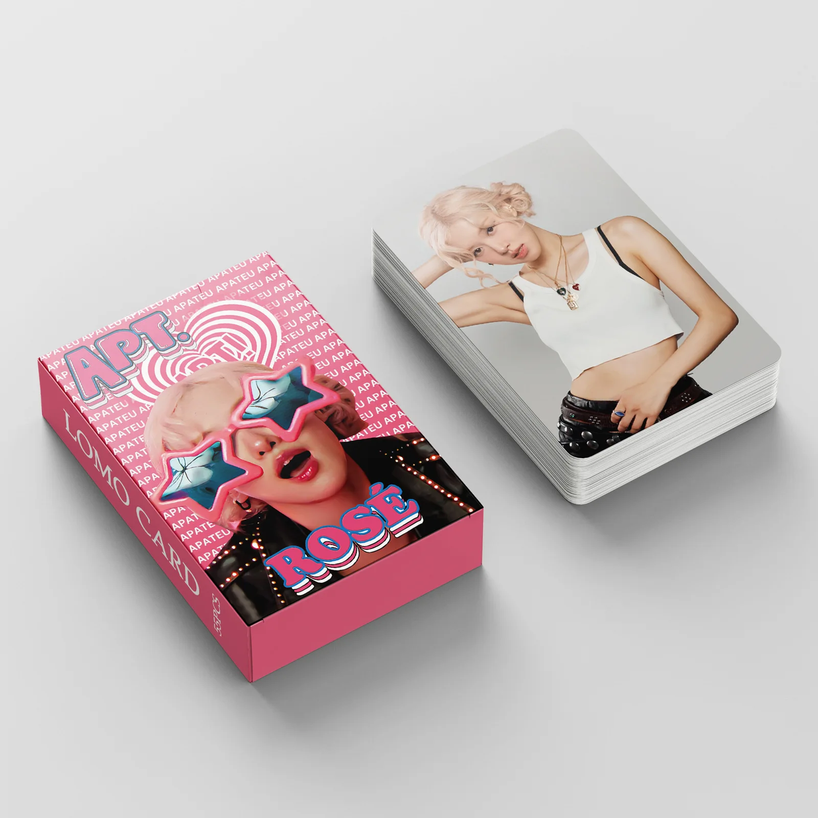 Kpop rosie toxic till the end hd photo cards new album apt lomo cards for boys and girls gifts