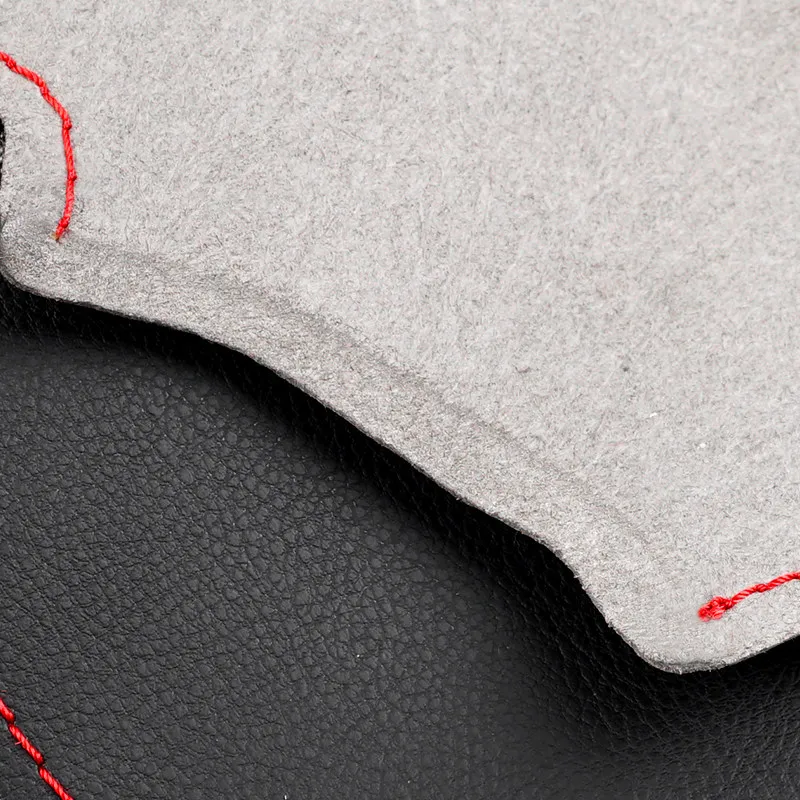 Luxurious Perforated Leather Steering Wheel Cover for Premium Cars