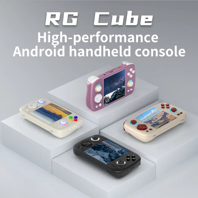 ANBERNIC RG Cube ポータブルゲーム機 中華ゲーム機「ANBERNIC RG Cube」レビュー｜正方形ディスプレイ