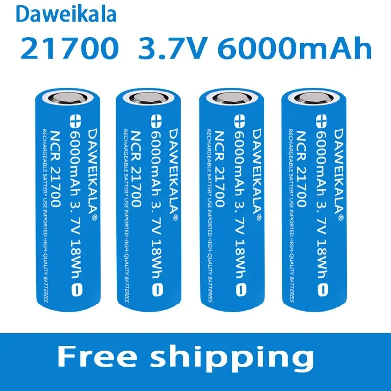 

Аккумулятор Daweikala2024 большой емкости, 3,7 в, 6000 мАч, 21700 А