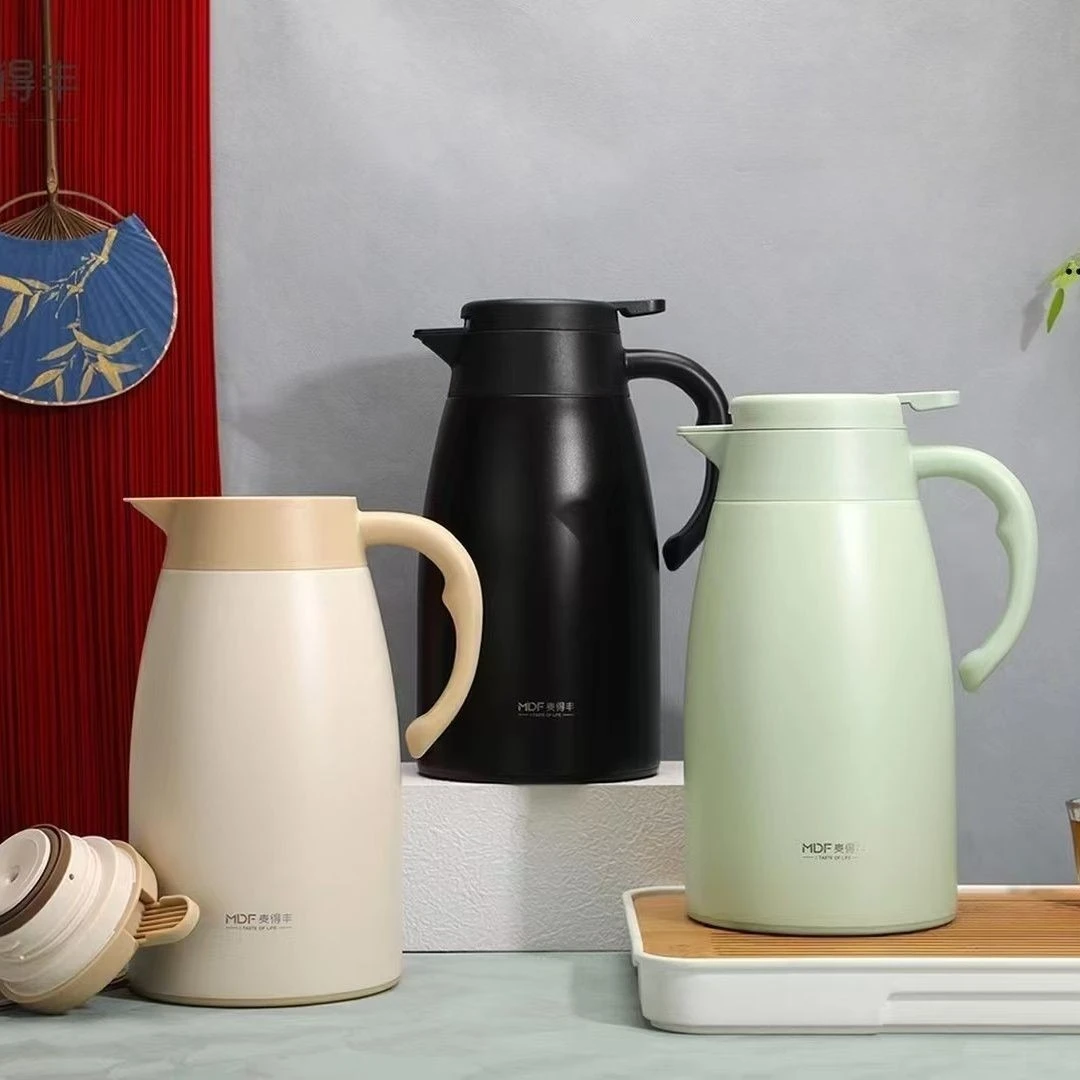 European-Style Vacuum Insulated Coffee and Water Carafe