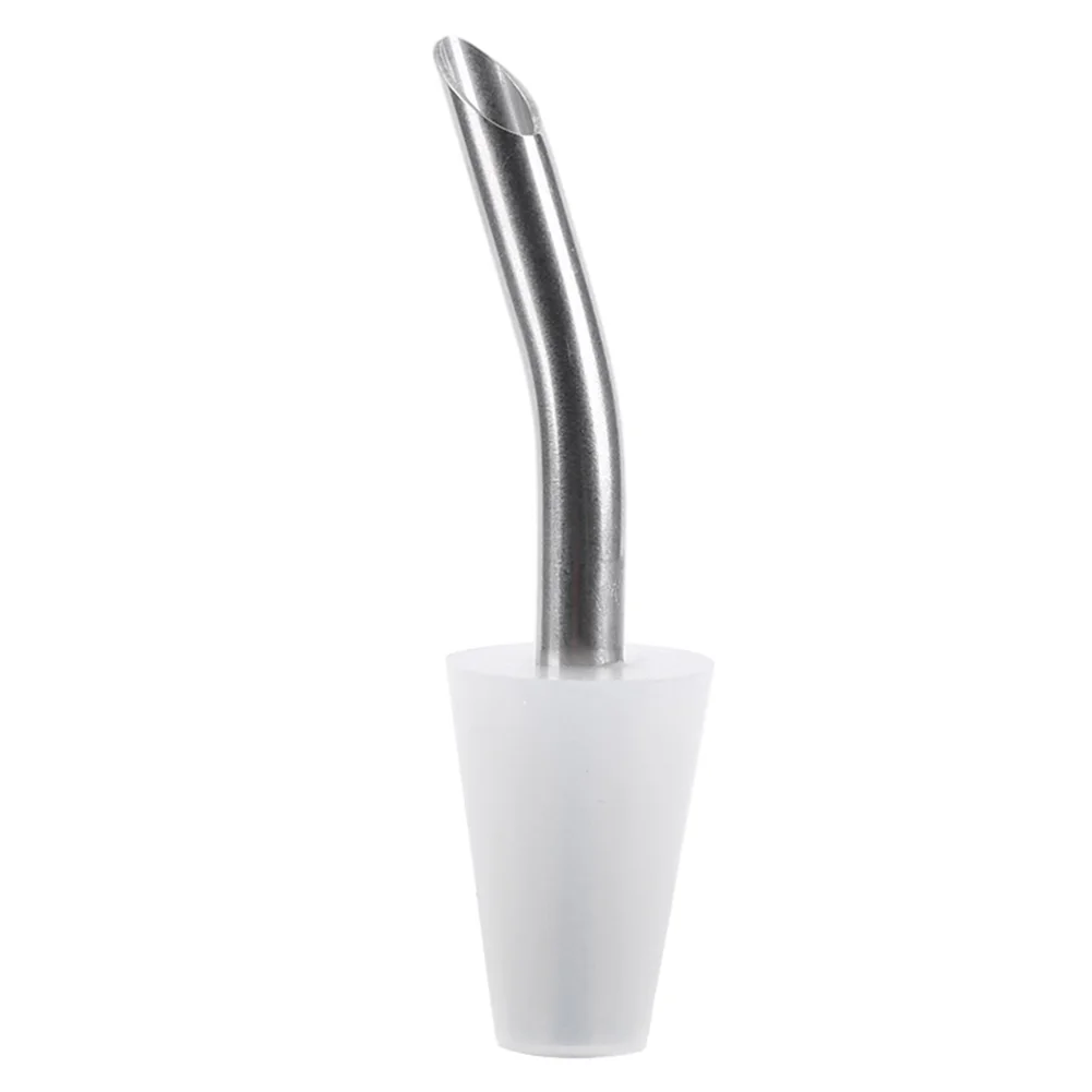 Outdoor Kettle Spout Extension Tube Nozzle Silicone Stainless Steel Coffee Pot Spout Temperature Resistant Camping Equipment
