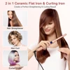 3/10 Inch Pencil Flat Iron Small Flat Irons for Short Hair Beard and Pixie Cut Mini Ceramic Tourmalin Hair Straightener 3