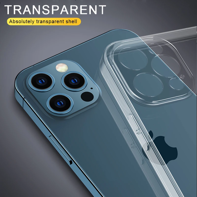 Soft TPU Phone Case For iPhone 13 11 12 14 Pro Max XS Max XR X 12 mini Case For iPhone 6 6s 7 8 plus SE 2020 Cover transparent