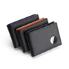 New Airtag Wallet Luxury Genuine Leather ID Credit Card Holder RFID Blocking Slim Anti-lost Business Men Folding Purse 4