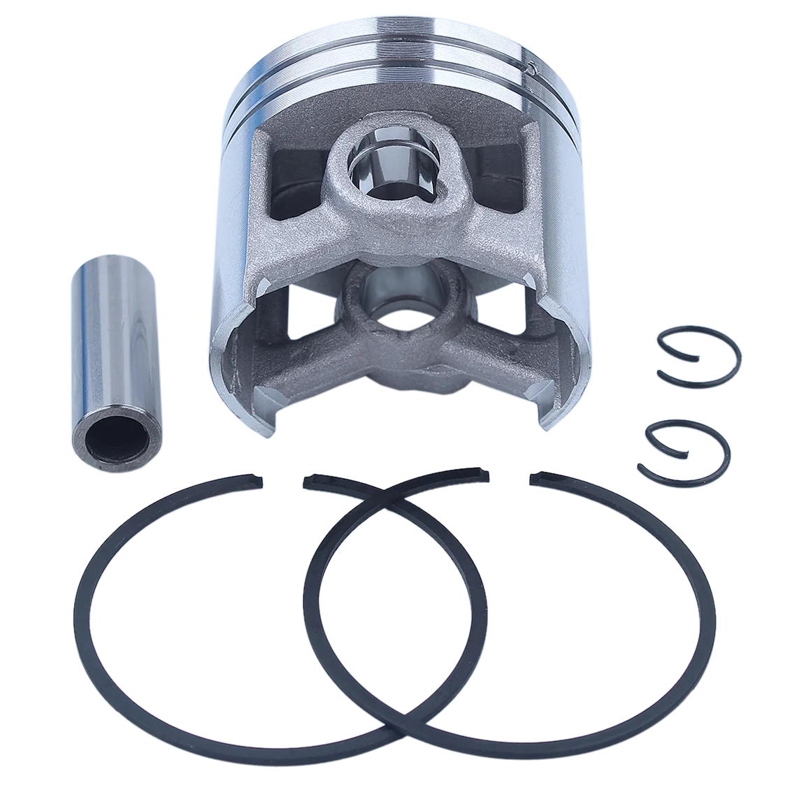 Piston 50mm For Stihl 044 MS440 Rings Circlips 12mm Wrist Pin Kit 1128 030 2015