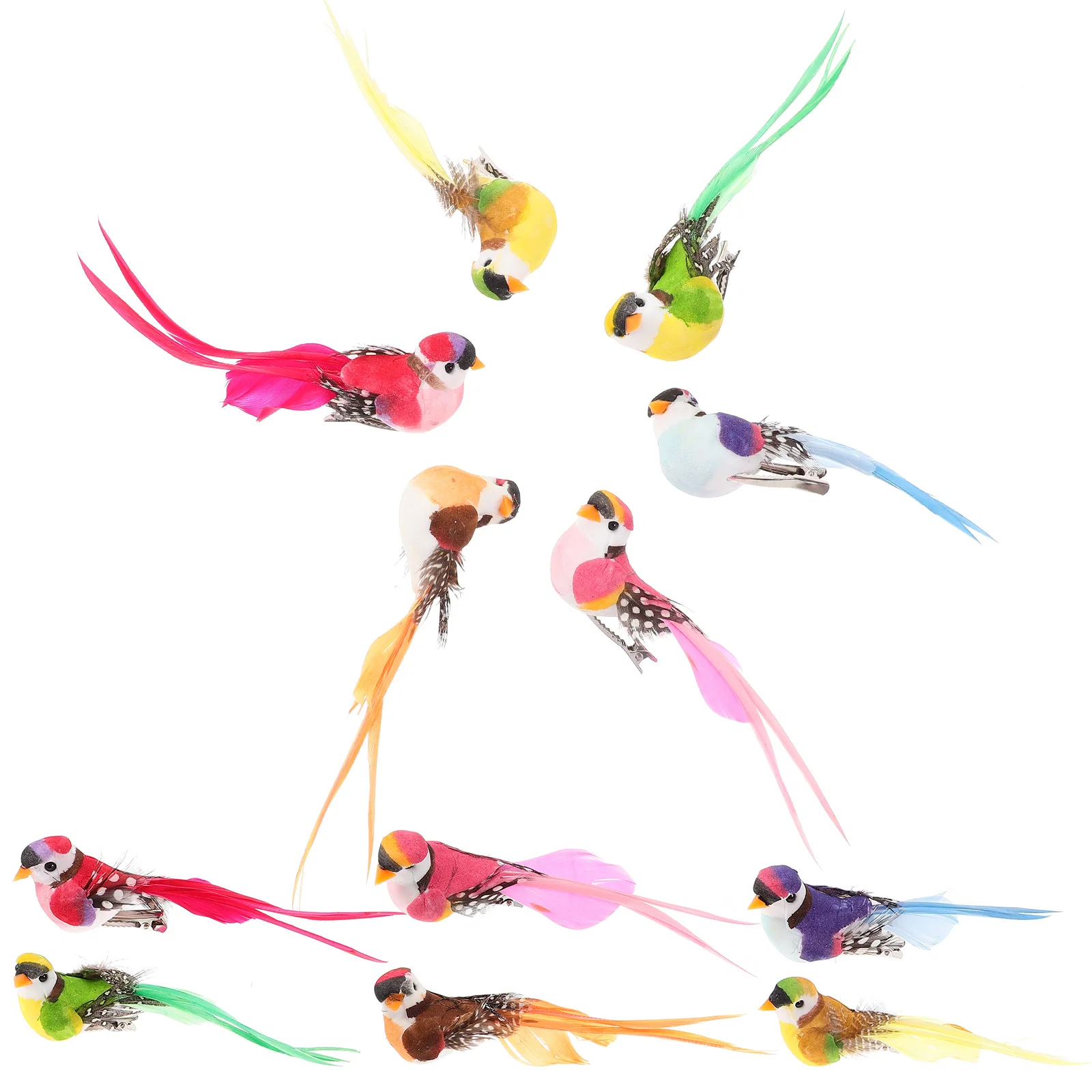 

Simulated Lifelike Small Lovely Artificial Bird Ornaments Fake Birds Artificial Birds Fake Bird Ornaments Photography