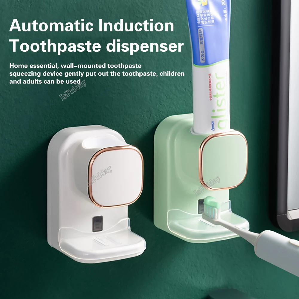 

3 Mode Smart Toothpaste Dispenser Automatic Sensor Electric Wall Mounted Tooth Paste Squeezer USB Removable Bathroom Accessories