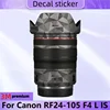 For Canon RF24-105 F4 L IS USM Lens Body Sticker Protective Skin Decal Vinyl Wrap Film Anti-Scratch Protector Coat 1