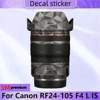 For Canon RF24-105 F4 L IS USM Lens Body Sticker Protective Skin Decal Vinyl Wrap Film Anti-Scratch Protector Coat 1