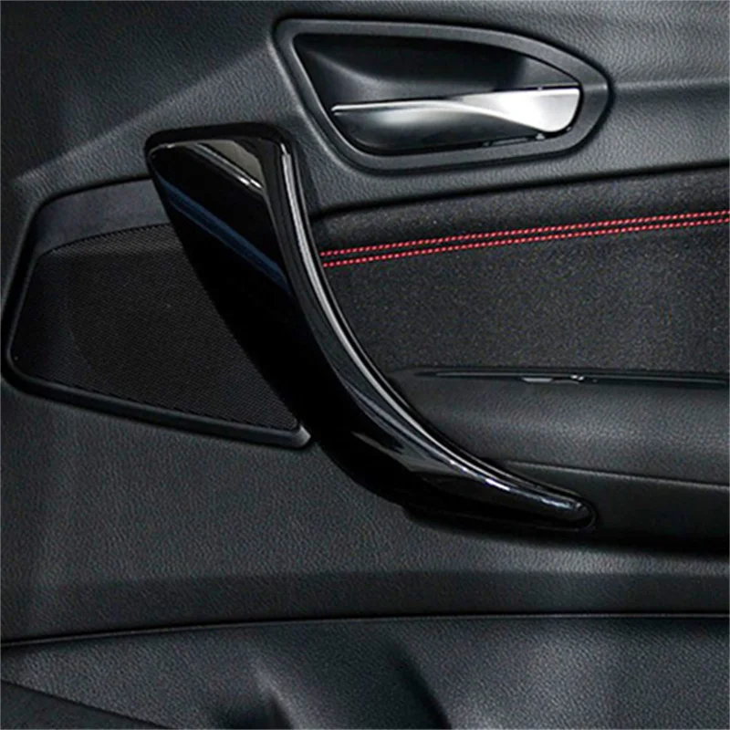 BMW 1 2 시리즈 F20 F21 F22 F23 2012-2017 글로시 블랙 도어 내부 ..