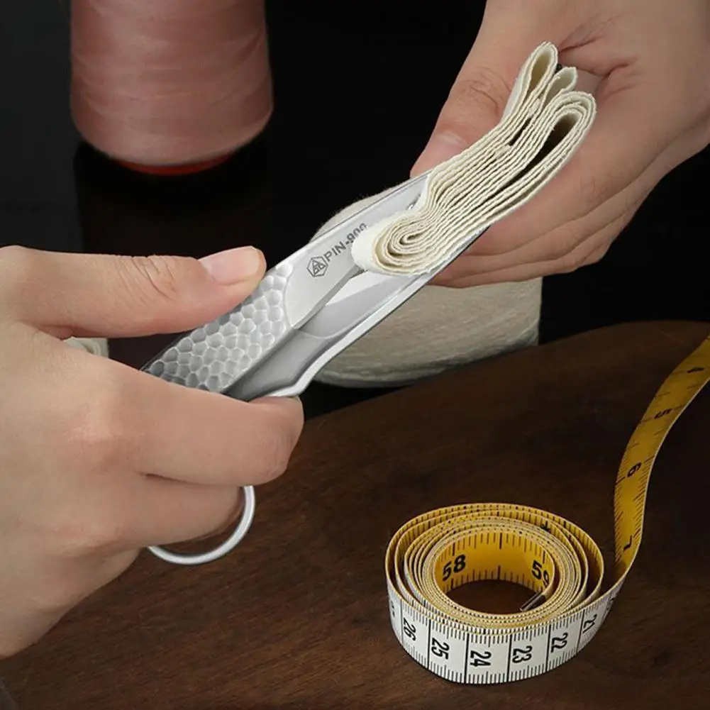 11.7cm Stainless Steel Tailor Scissors Sharp Multipurpose Sewing Embroidery Faux Leather Craft Fabric Cutting Scissors Shears