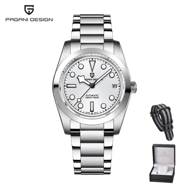 PAGANI DESIGN 36MM Men Luxury Watch Snowflake Hands Climbing Series Fashion Sport Wristwatches NH35A Automatic Mechanical Watch 