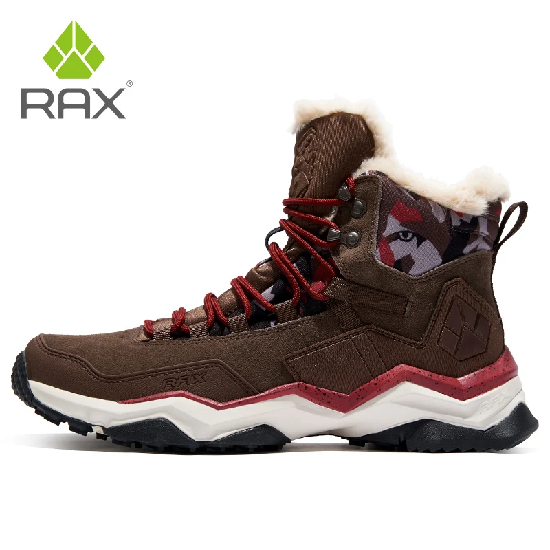 靴 ra-men RAX Men Hiking Shoes Mid-top Waterproof Outdoor Sneaker Men
