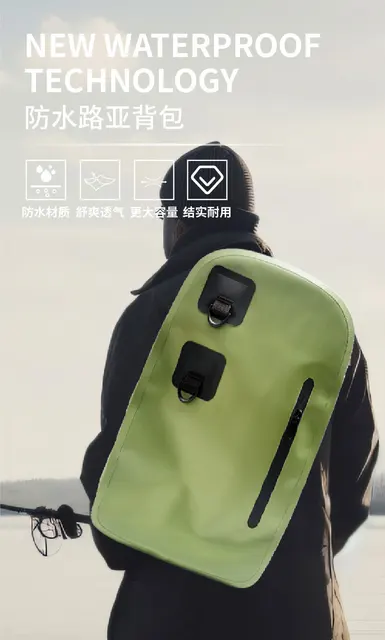 Borsa Pesca Dovesun Impermeabile - Zaino A Tracolla Con Scatole Per Attrezzi, Per Pesca A Mosca - Foto 2