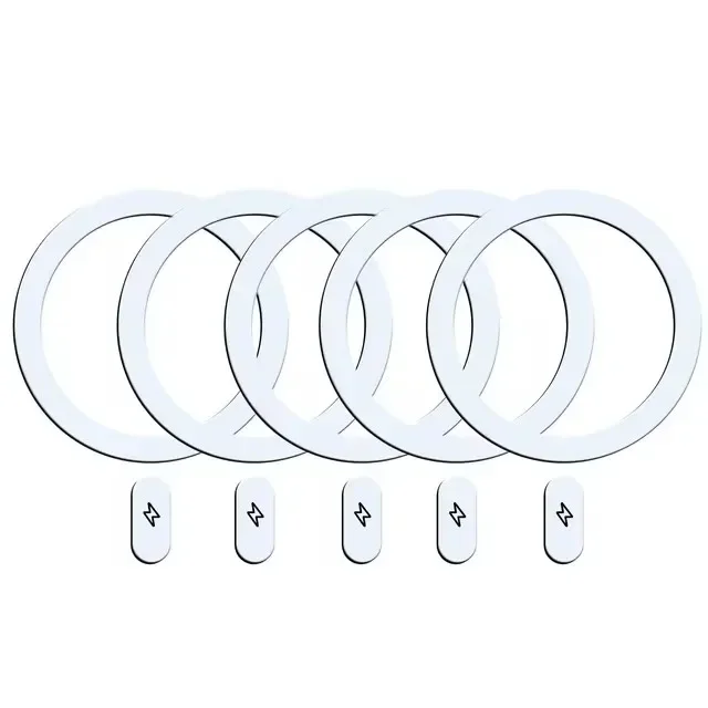 Set of Magnetic Metal Rings for Enhanced Wireless Charging
