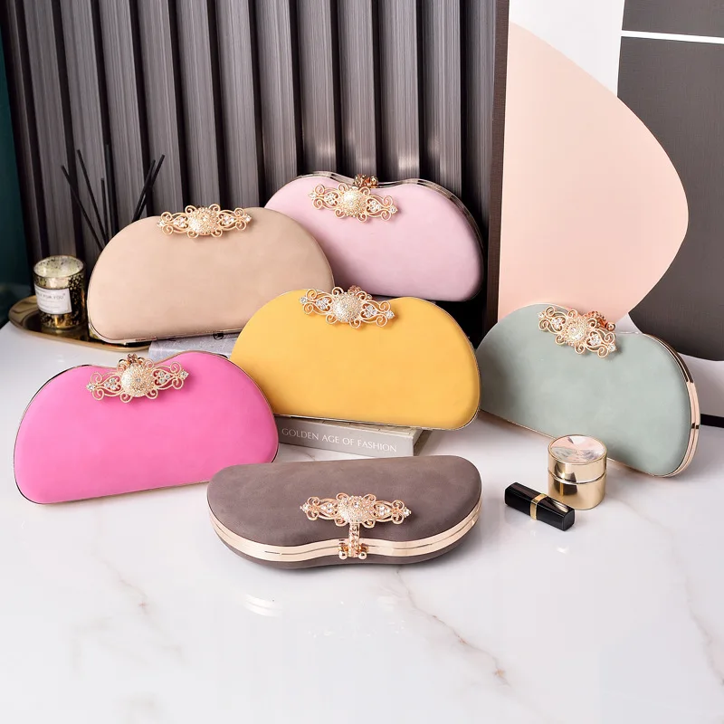 Purse Ladies Bride Vintage Handbags for Women Designer Luxury Crossbody Bag Brand Velvet Evening Clutch Bag