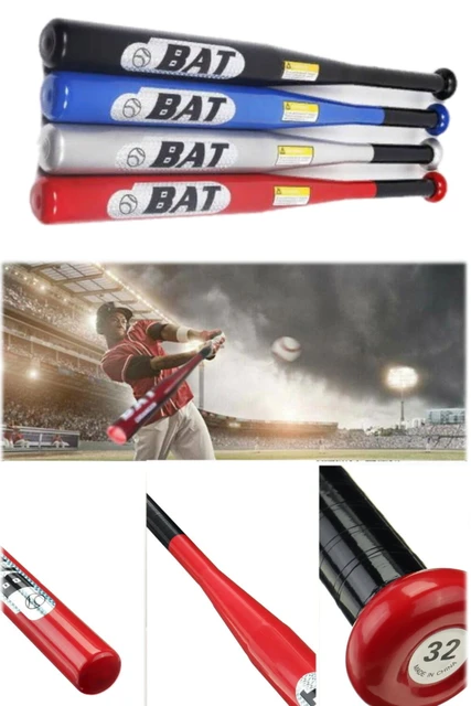 Bate de béisbol multiusos, palo de aluminio de aleación de Metal, equipo de  autodefensa de seguridad, 64 cm - AliExpress