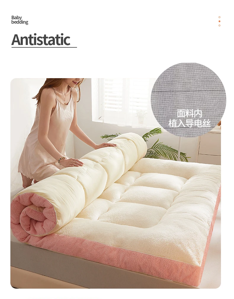 Description Picture 6 of itemDropshipping Customizable Size Mattress Soft Mattress Home Tatami Mat Was The Floor Mat Student ZHA15A-26999