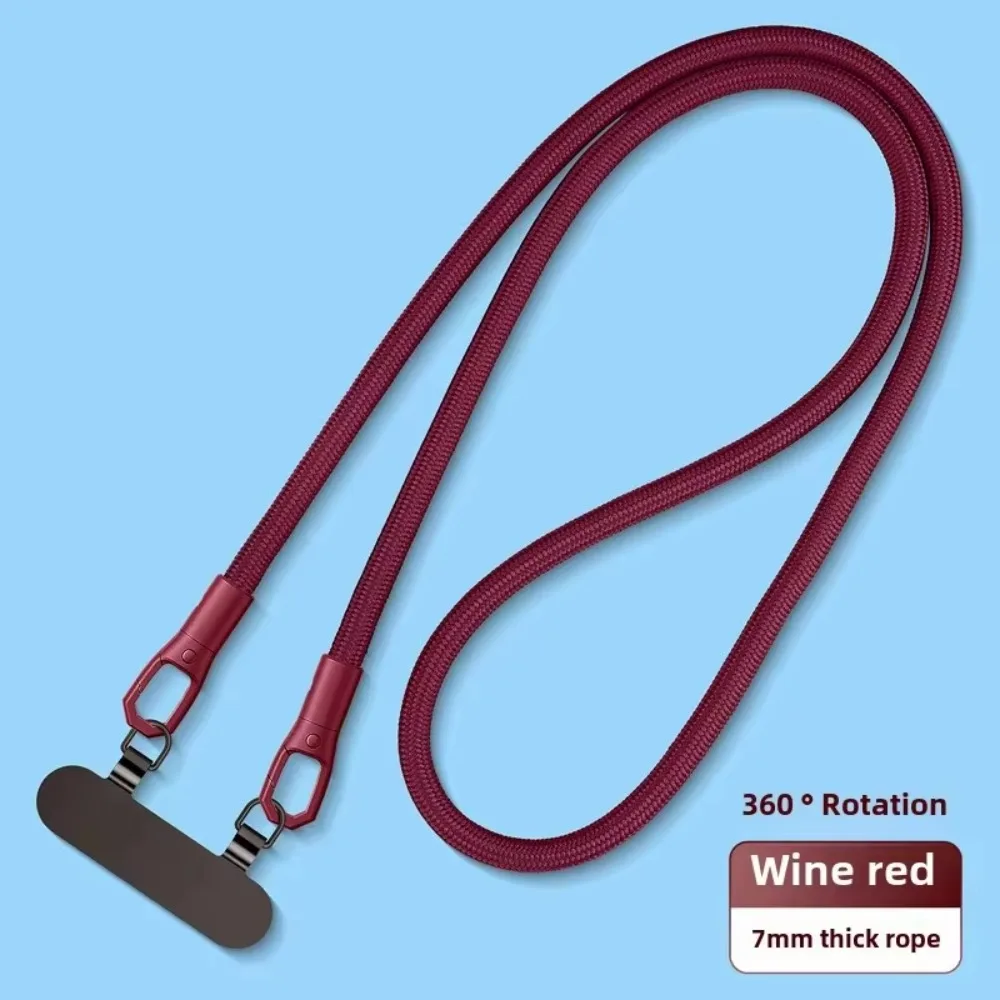 Versatile Adjustable Crossbody and Neck Lanyard with Tether Tab