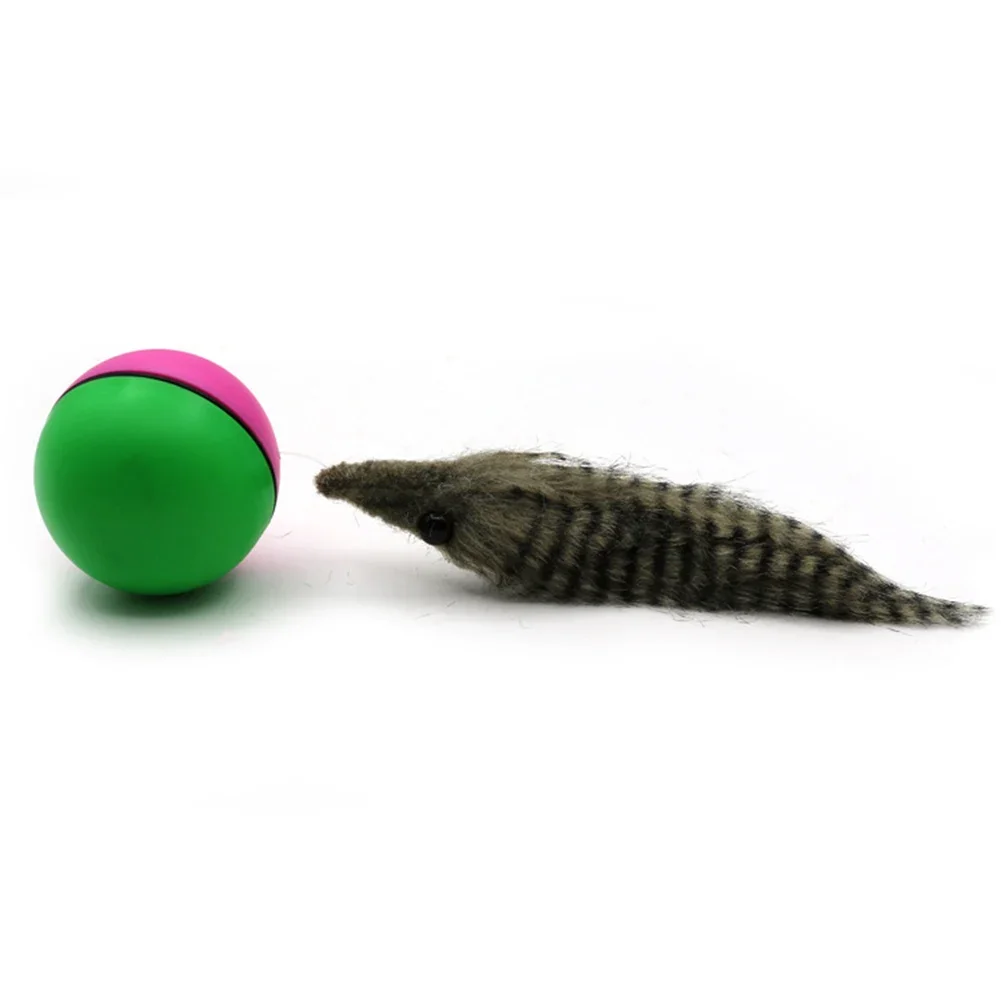Pet Toys Pet Exercise Toy Electric Beaver Weasel Rolling Ball Pet Dog Cat Interactive Chasing Toys Random Traning Dogs Agility Toys Supplies