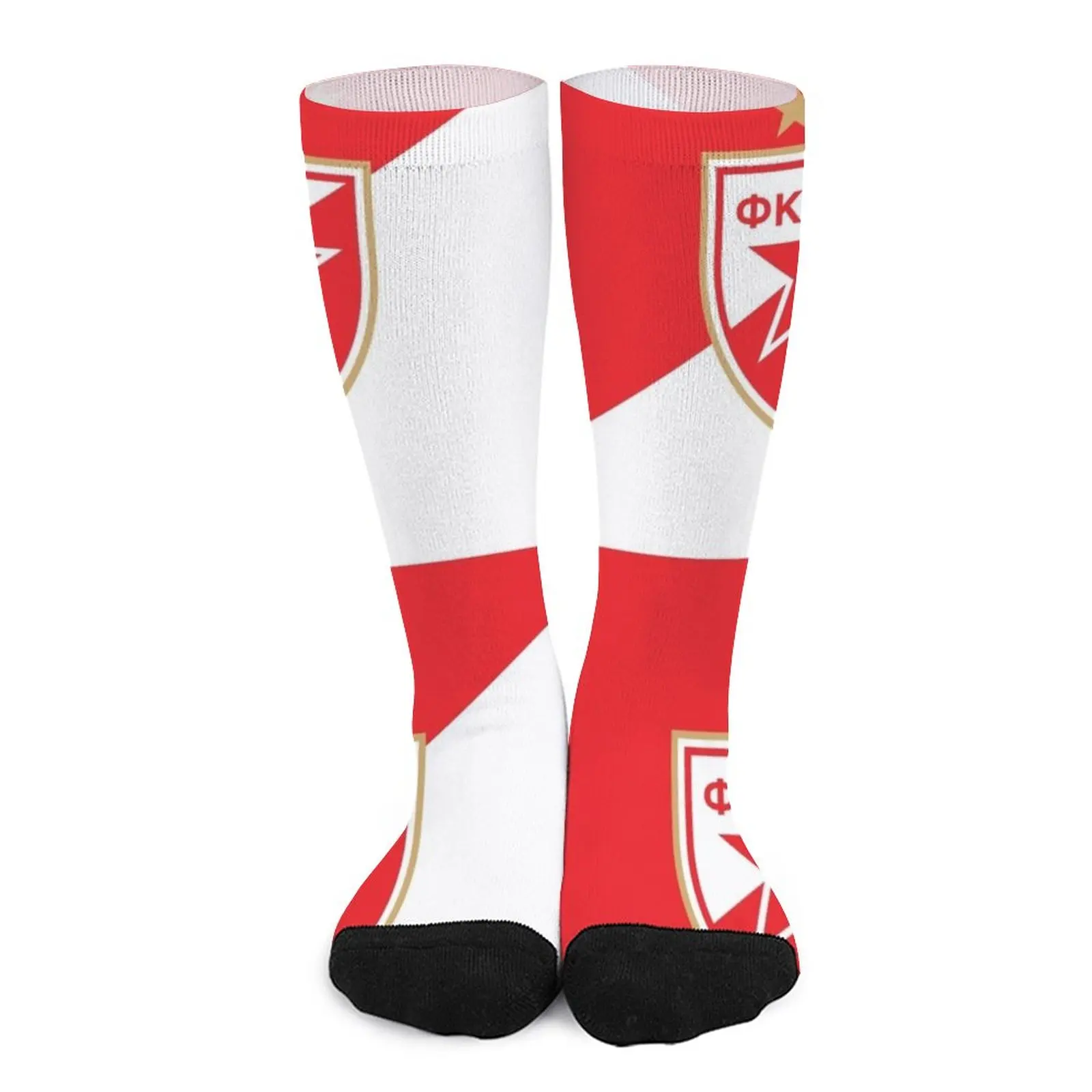 Moja Crvena Zvezda Beograd Serbian Love Delije Socks sheer socks men hiphop