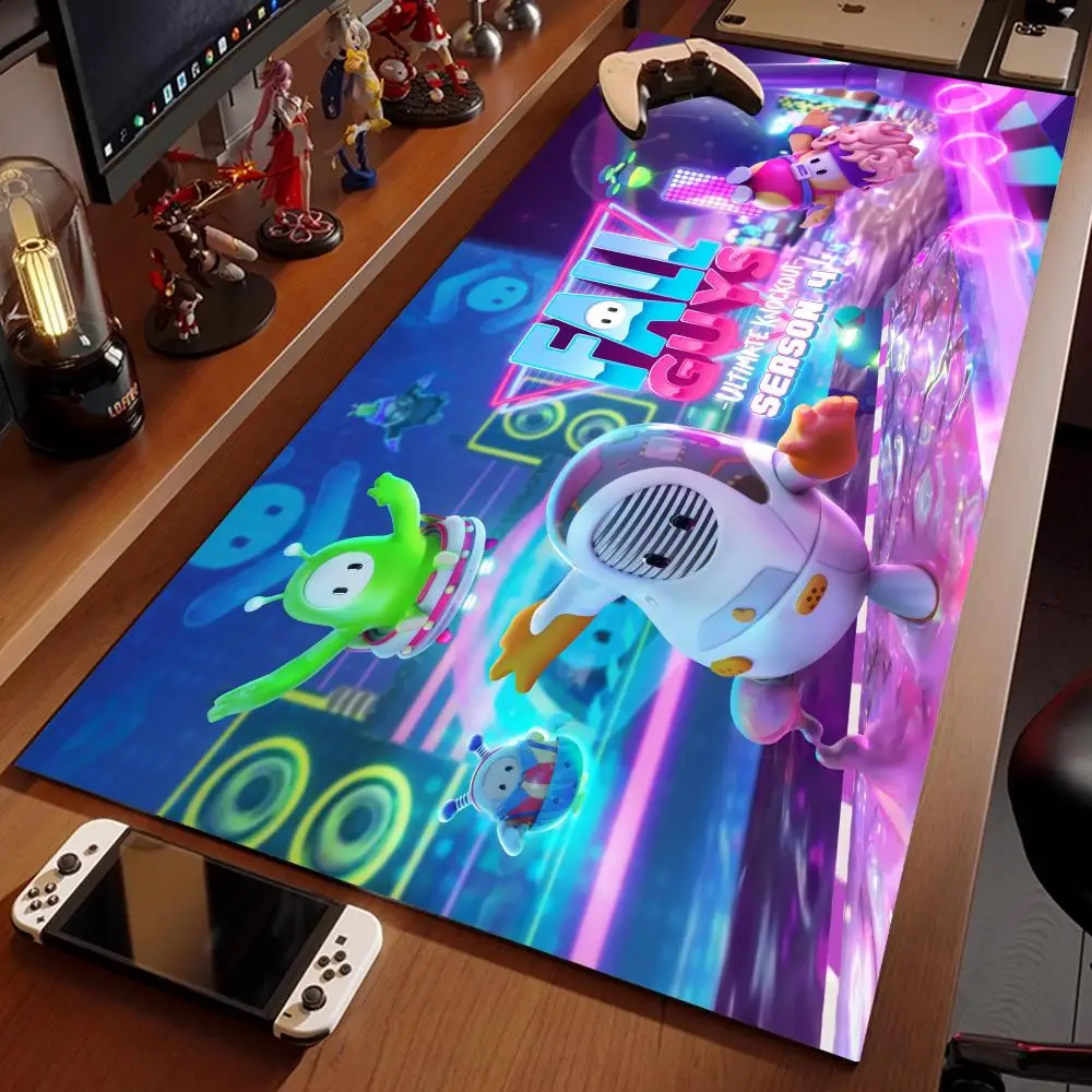 

fall guys Mouse Pad XXL Gaming Accessories Office Gamer Keyboard Desk Mat Non-Slip Laptop Notebook rubber PC Mousepad XXL Carpet