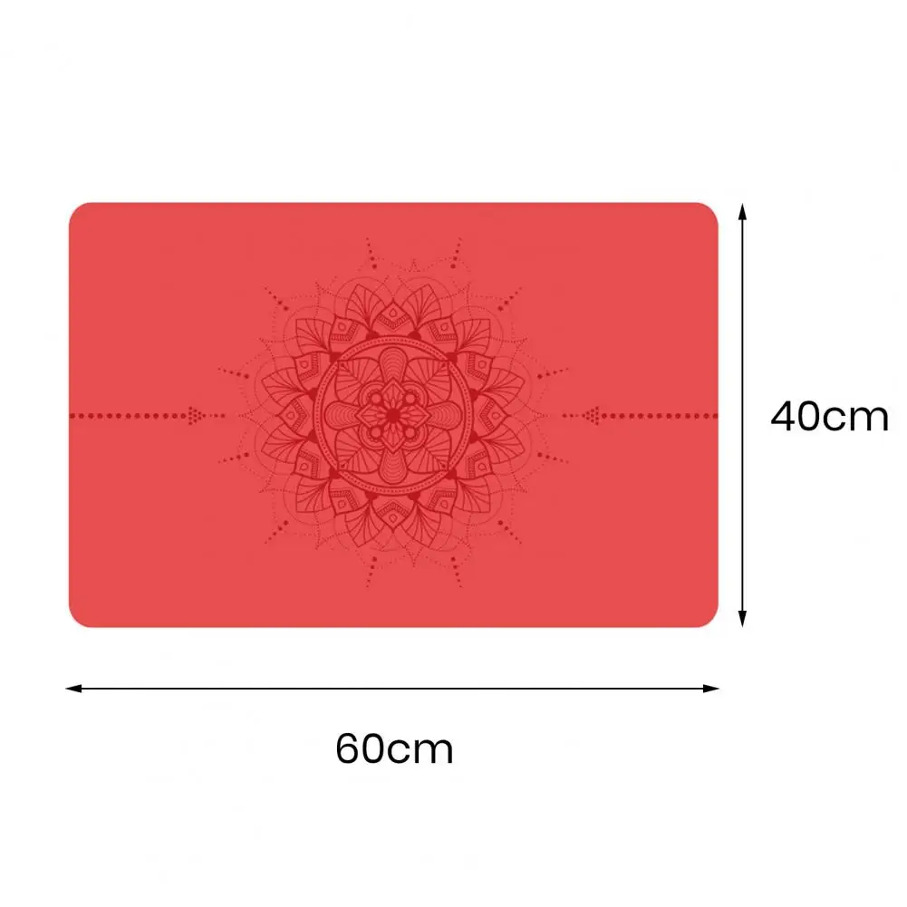 Rubber Yoga Mat Super Soft Thick Portable Mini Auxiliary Pad Anti-Slip Knee Cushion Mat Workout Mats for Home Pilates 요가