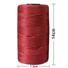 2.5mm Summer Light Ice Silk Cotton Thread 250g/Roll Crochet Yarn for DIY Hats Bags Crafts Flat Ribbon Hollow Crocheting Thread 3