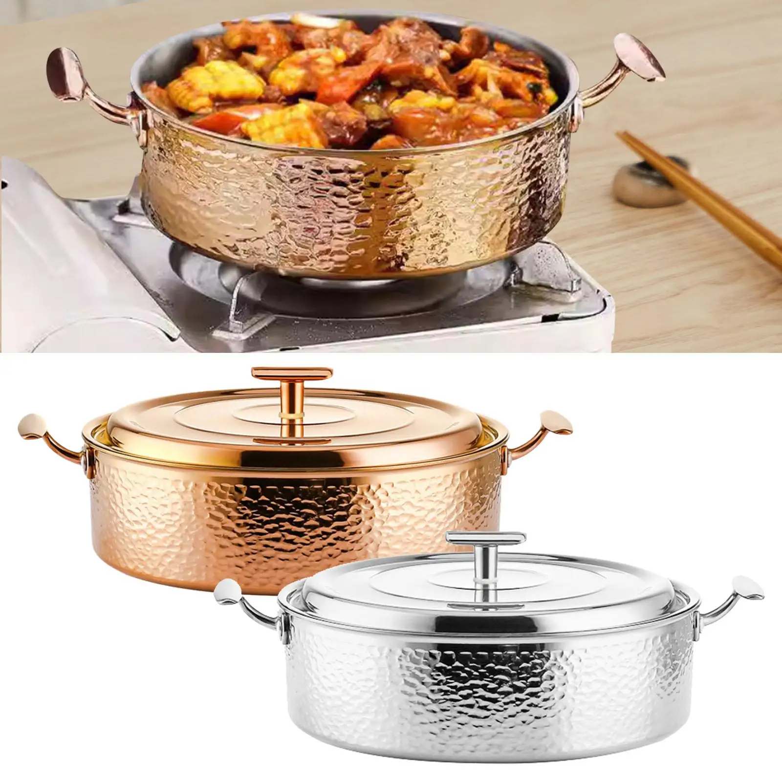 Copper Hot Pot Set for Home And Restaurant Use - Premium Quality Cookware Copper Hot Pot Set for Home And Restaurant Use - Premium Quality Cookware